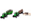 ISO 11465 Farma k sestavení s kovovým traktorem a zvířátky 102 dílků