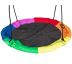 Houpací kruh EcoToys 110cm BAREVNÁ- Závěsná houpačka - hnízdo