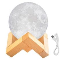 ISO 9509 3D Lampička měsíc Moon Light 8cm
