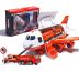 TRANSPORTNÍ LETADLO 30cm + 3 HASIČSKÉ VOZY KX6684